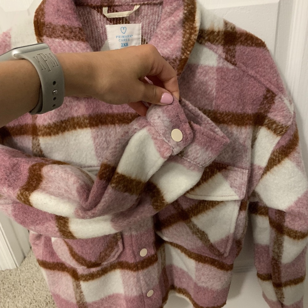 Primark Oversized Flannel Plaid Shacket - image 3
